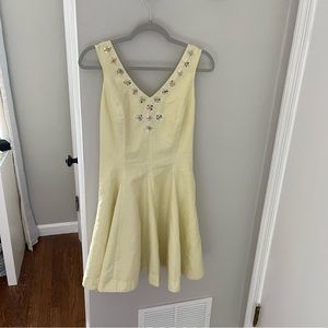 Lilly Pulitzer Yellow Shimmer Dress, 4